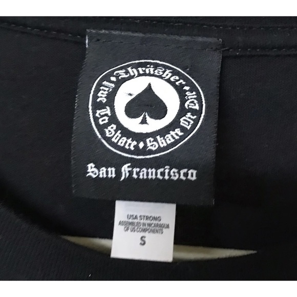 Thrasher Skateboard Magazine Logo T Shirt Small - Picture 2 of 4